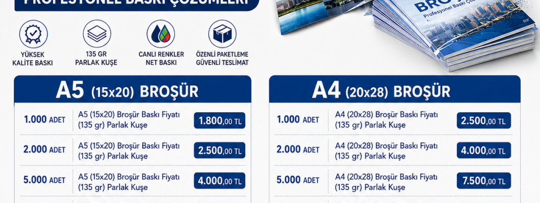 Bursa'da Broşür Nerede Basılır?