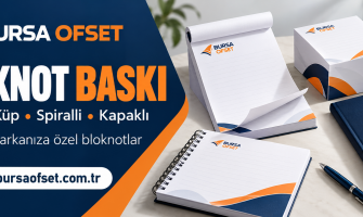 Bursa Bloknot Baskı ve Logolu Bloknot Fiyatları | Bursa Ofset