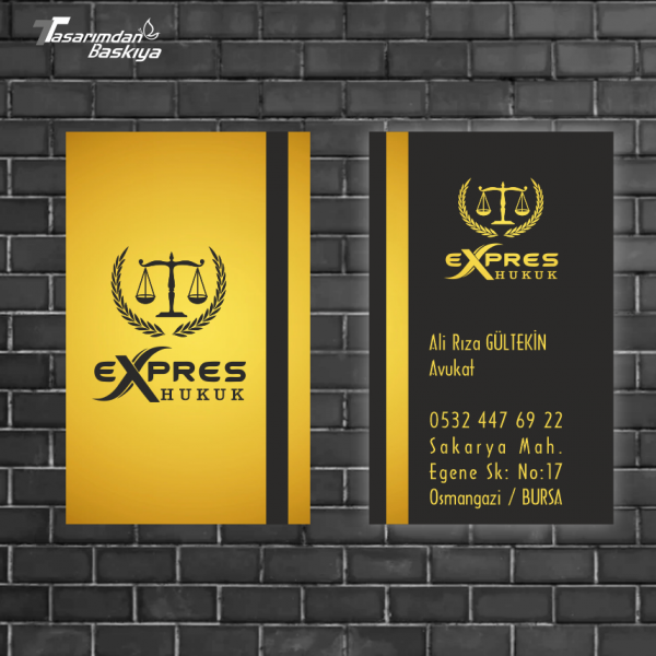 Yaratıcı Avukat Kartvizitleri