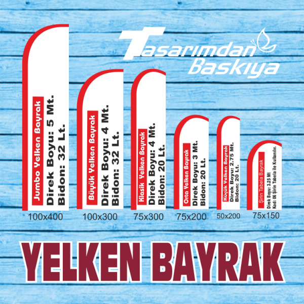 Yelken Bayrak Baskı 