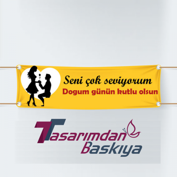 Doğum Günü Afiş Pankartı