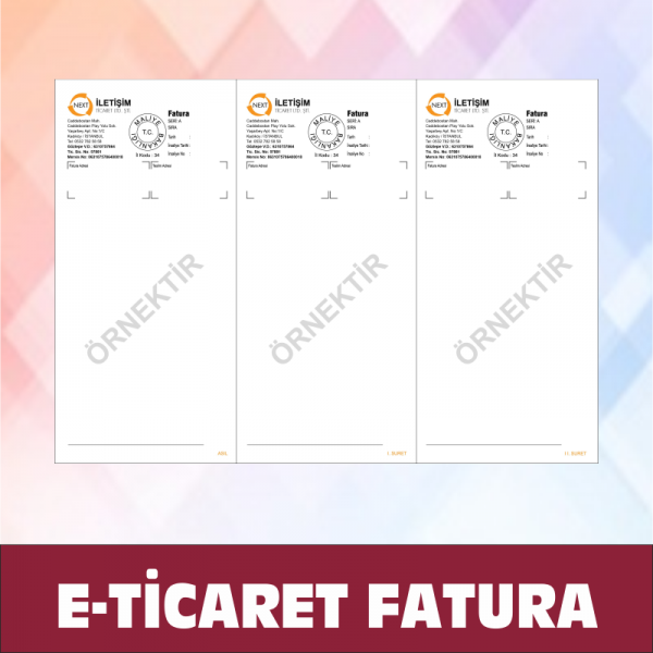 E-TİCARET FATURA BASIMI