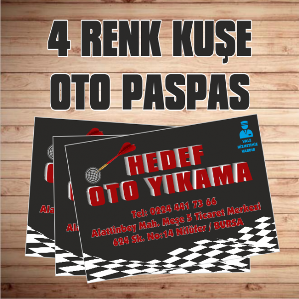 Parlak Kuşe Oto Paspas 