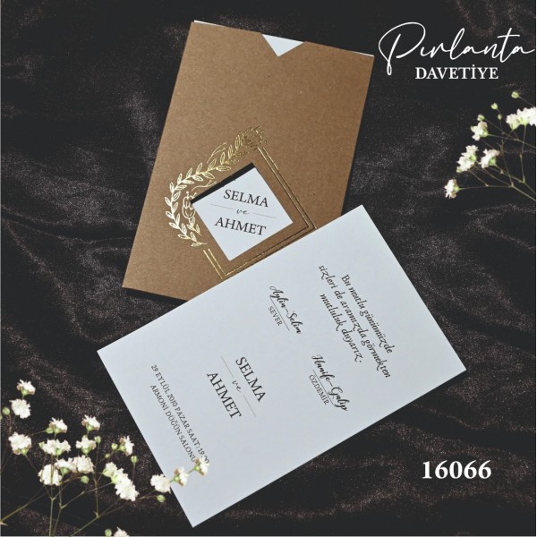 Pırlanta Davetiye 16066
