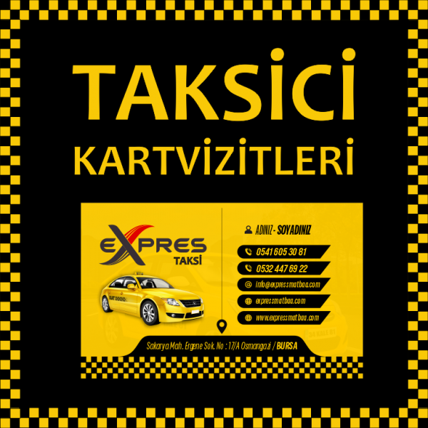Taksici Kartvizit Modelleri