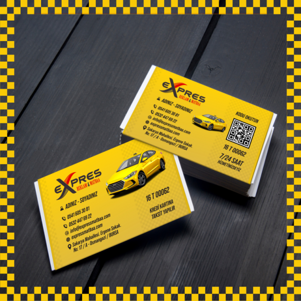 Taksici Kartviziti Baskı