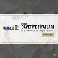Bursa Davetiye Fiyatları