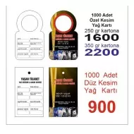 YAĞ KARTI ( ÖZEL KESİM)