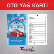 Oto Yağ kartı Fiyatları